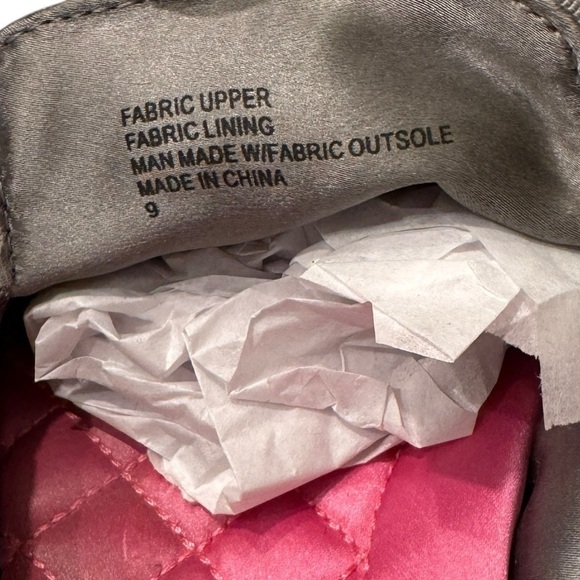 Birdies The Starling Stone Velvet Flats, Size 9 - Picture 7 of 7